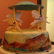 Carousel Birthday Cake