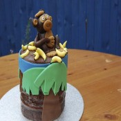 Monkey Themed Cake